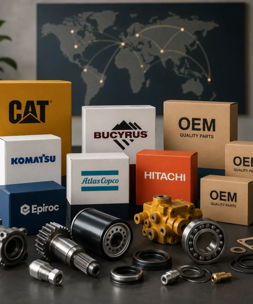 Repuestos caterpillar komatsu OEM y originales
